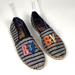 Circus by Sam Edelman Boy Bye Espadrille Shoes Womens 8.5 M Slip On Loafers
